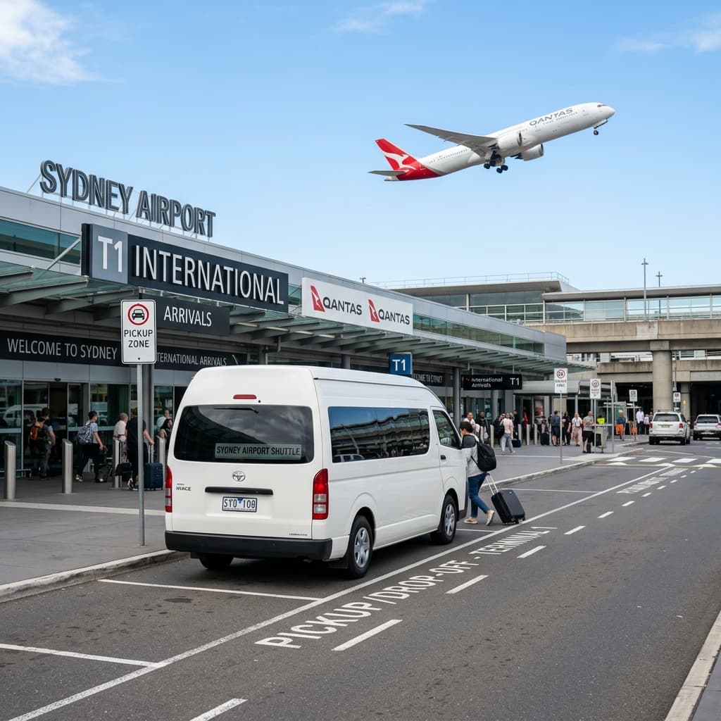 DJ Travels van at Sydney Airport